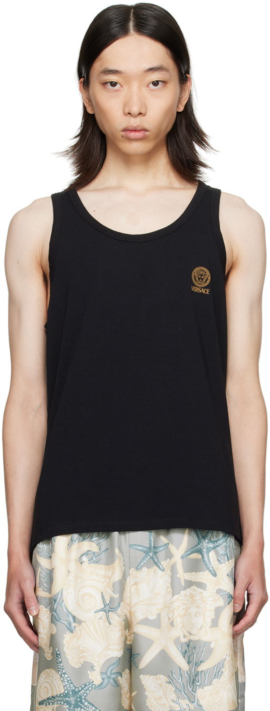 Tielko Versace Medusa Tank Top Čierna | AUU01012_1A10011, 0