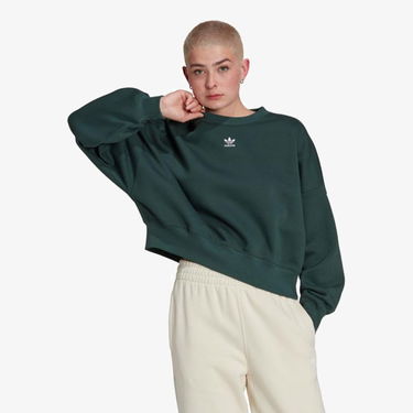 Mikina adidas Originals Adicolor Essentials French Sweatshirt Zelené | HS6782, 2