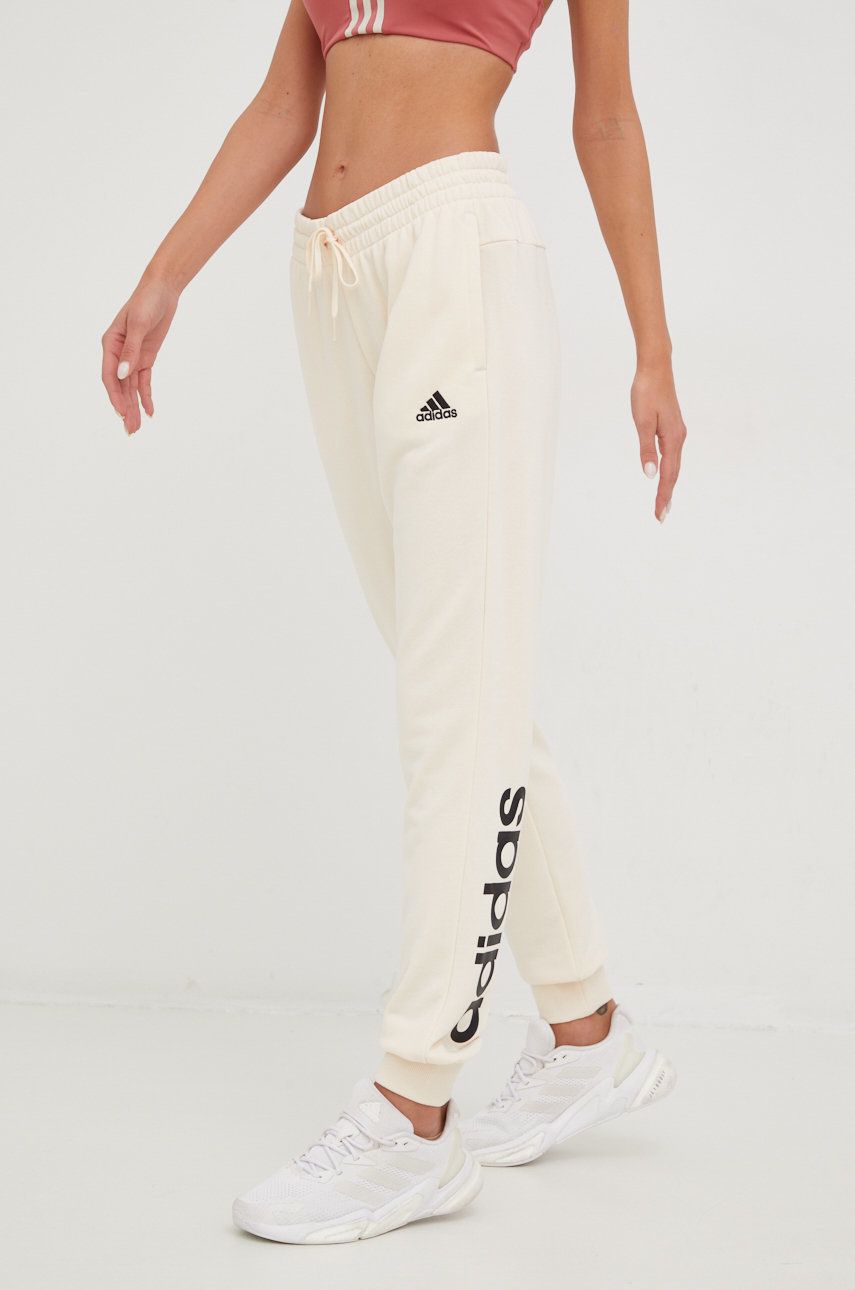 Tepláky adidas Originals Essentials French Terry Logo Béžová | HL2126, 0