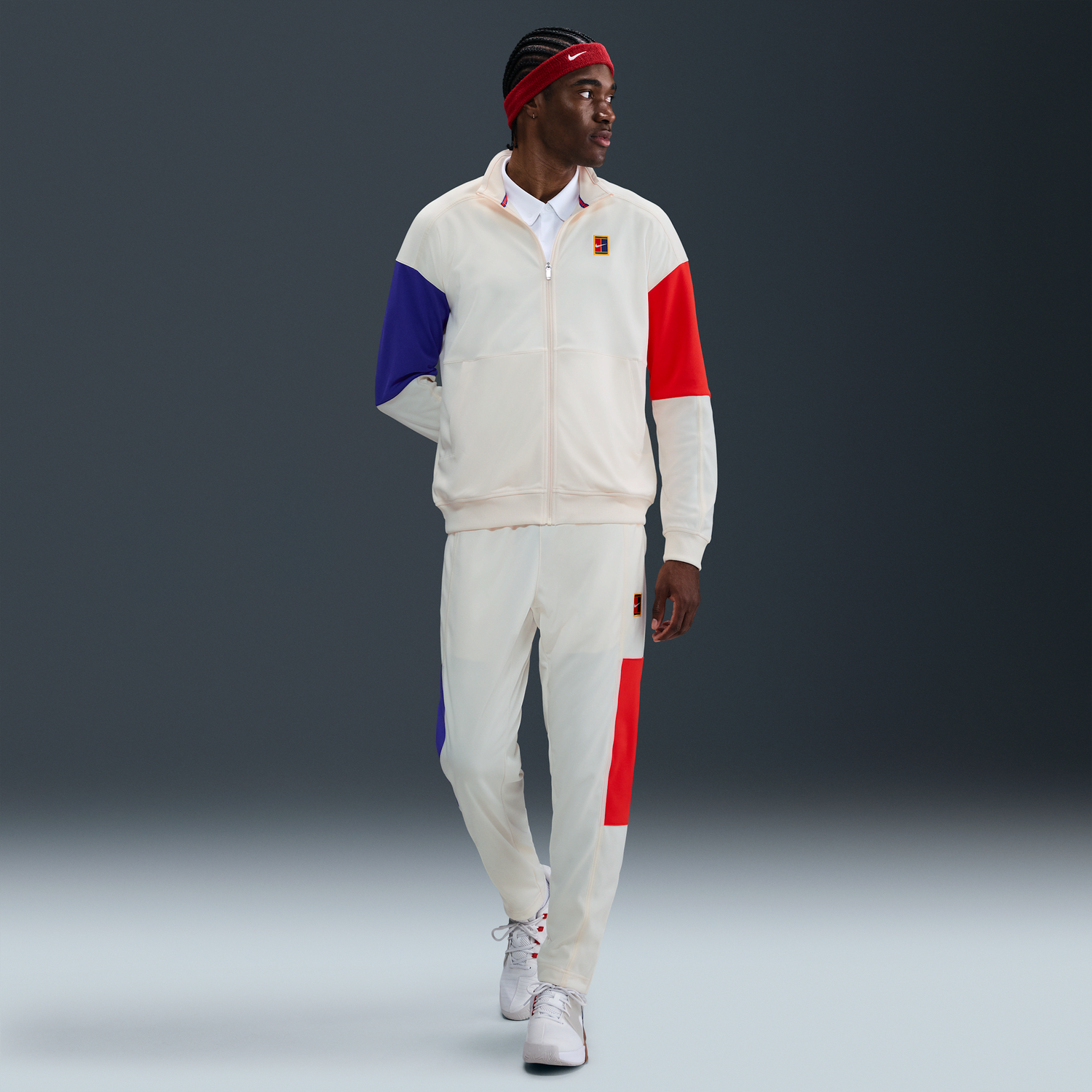 Mikina Nike NikeCourt Heritage Tennis Jacket Béžová | FZ6925-110, 1