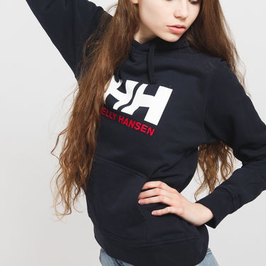 Mikina Helly Hansen Logo Hoodie Navy | 33978, 2