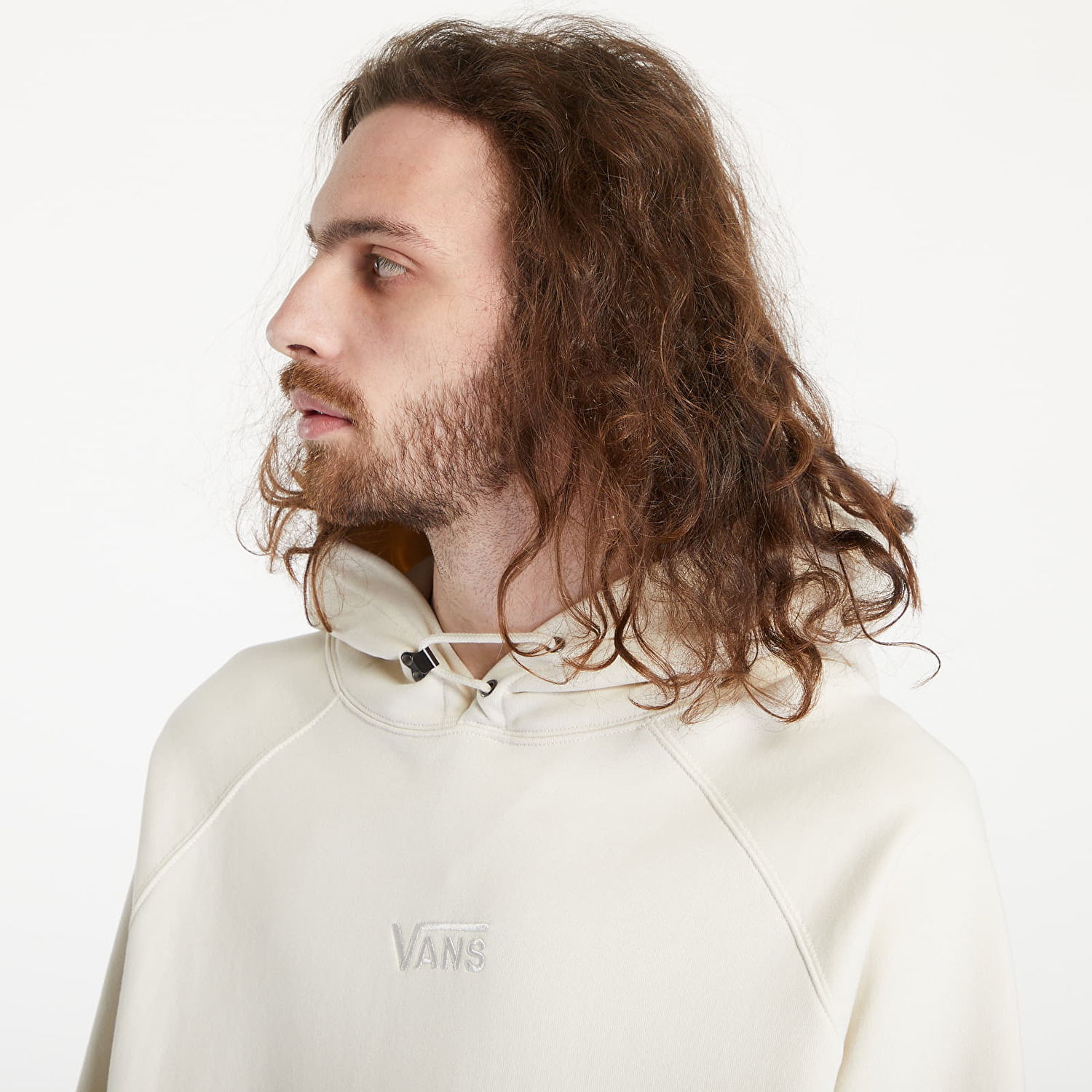 Mikina Vans LX Premium Fleece Hoodie Turtle Dove Biela | VN000GZ189F1, 1