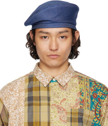 Baretka Engineered Garments Engineered Garments Denim Beret Modrá | 25S1H005, 0