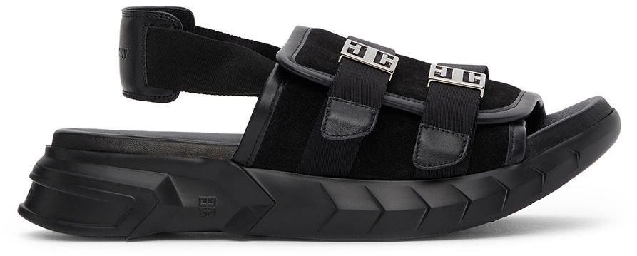 Tenisky a topánky Givenchy Givenchy Marshmallow Slingback Sandals Čierna | BE305SE14B, 0