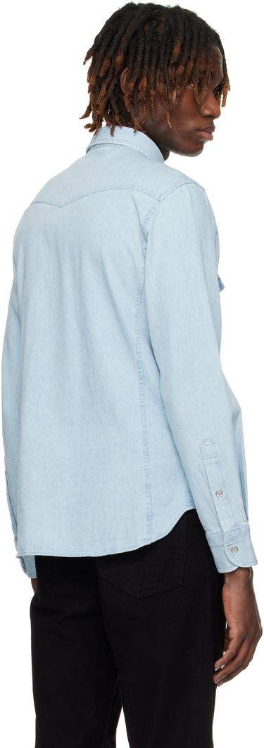 Košeľa Tom Ford TOM FORD Western Denim Shirt Modrá | HDS001-FMC130F24, 2