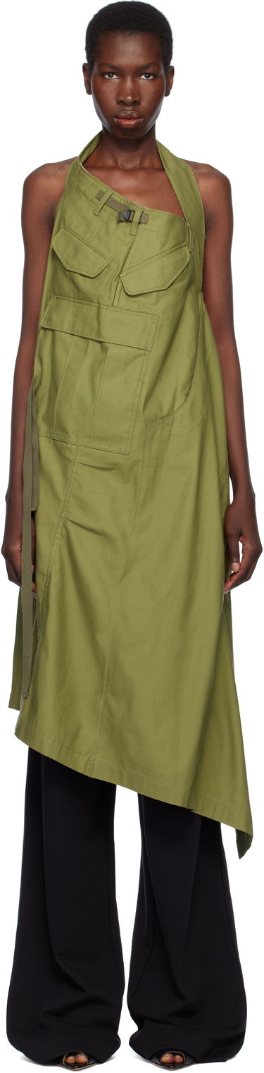 Šaty Junya Watanabe Junya Watanabe Cotton Midi Dress Zelené | JO-A003-051, 0