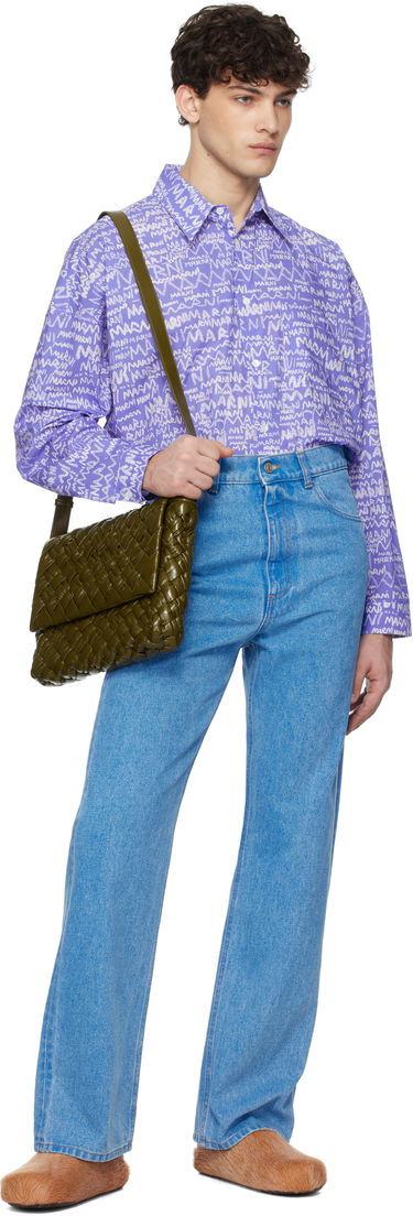 Džínsy Marni Wide-Leg Jeans Modrá | PUJU0021A2 USCW91, 3