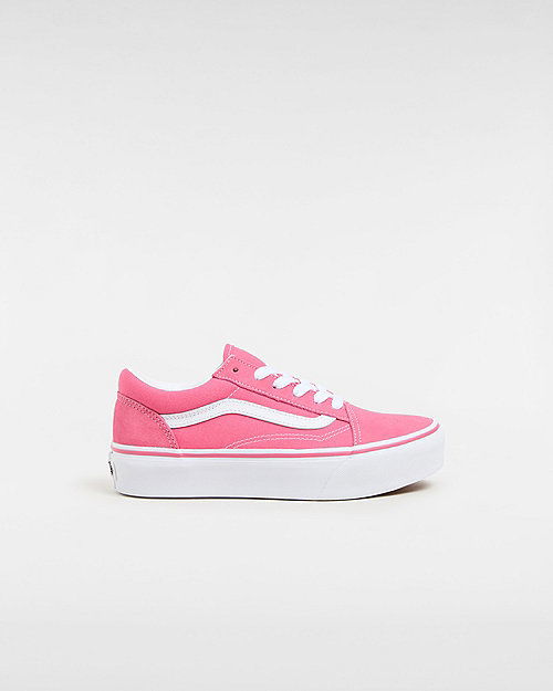 Tenisky a topánky Vans Youth Old Skool Platform Shoes (8-14 Years) (honey Suckle) Youth Pink, Size 2.5 Ružová | VN0009PDG3X