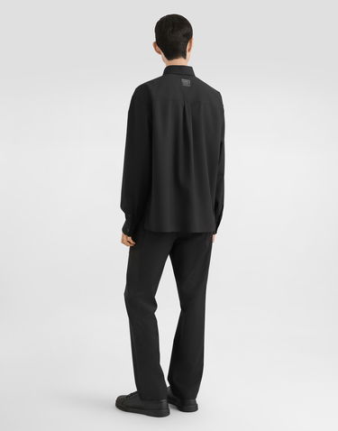 Košeľa Dolce & Gabbana Dolce & Gabbana Wool Blend Canvas Shirt Čierna | G5OJ2TFURK8N0000, 2