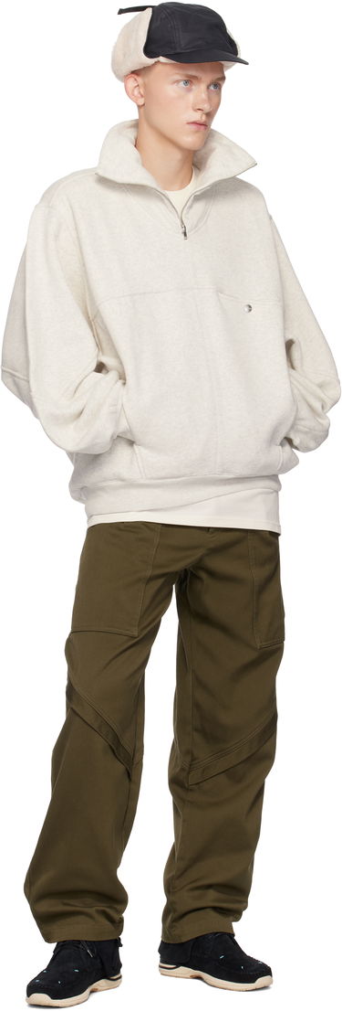 Sveter ISABEL MARANT Isabel Marant Wilfrid Half-Zip Sweatshirt Šedá | SW0139HA-B4M01H, 3