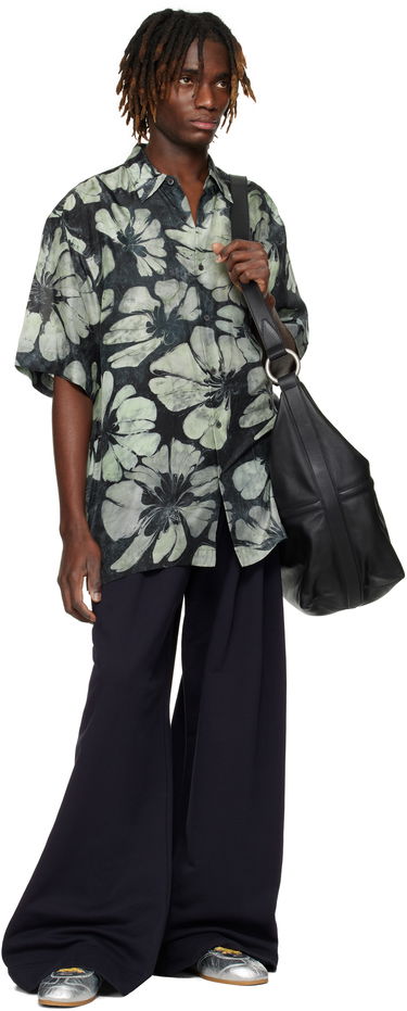 Košeľa Dries Van Noten Dries Van Noten Silk Floral Short Sleeve Shirt Zelené | 251-020700-1202, 3
