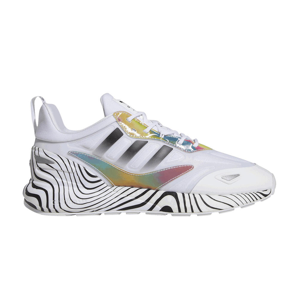 Tenisky a topánky adidas Originals Patrick Mahomes x ZX 2K Boost "Hypnotic Lines" Biela | GV8280, 0
