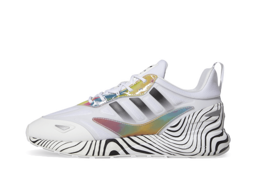 Tenisky a topánky adidas Originals Patrick Mahomes x ZX 2K Boost "Hypnotic Lines" Biela | GV8280