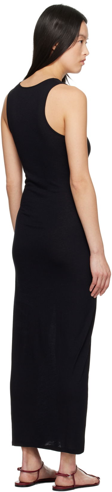 Šaty Loulou de Saison Loulou de Saison Myron Maxi Dress Čierna | MYRON, 2