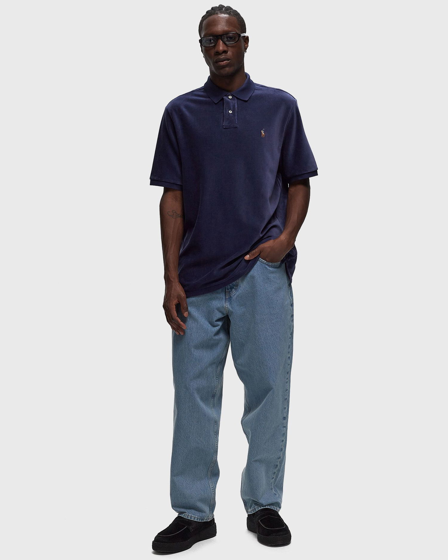 Polo tričko Polo by Ralph Lauren Knitted Cord Navy | 710909633001, 1