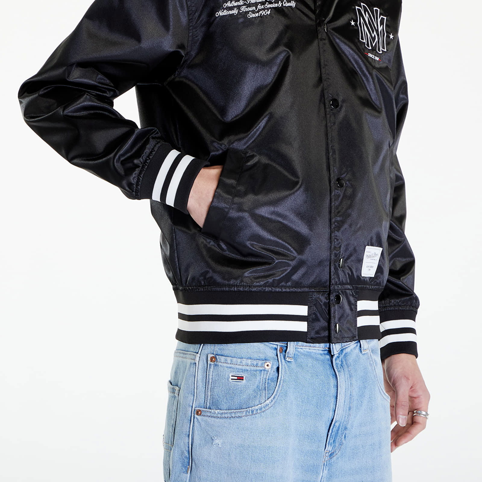 Branded 1904 Satin Jacket Black