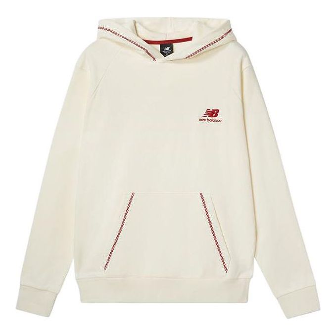 Mikina New Balance New Balance Athletics French Terry Hoodie Biela | AMT31570-CIC