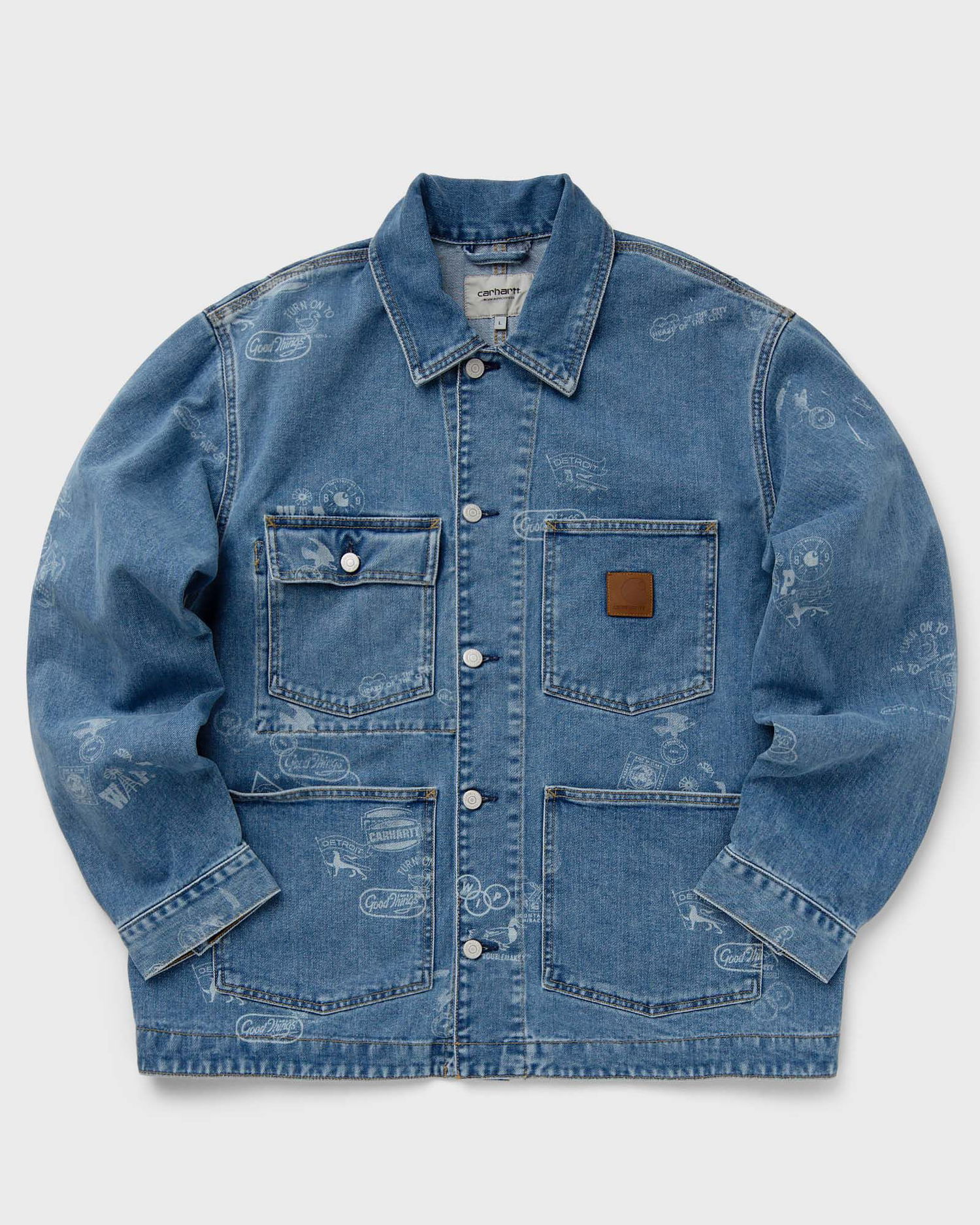 Bunda Carhartt WIP Stamp Jacket Modrá | I033743-2LN.35, 0
