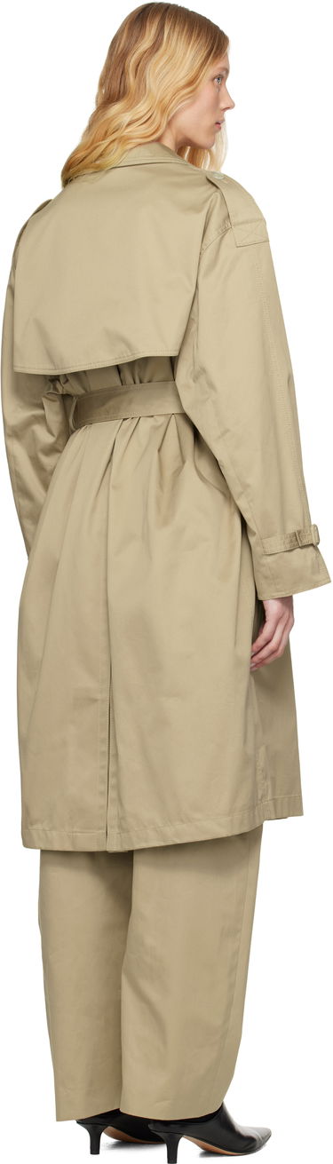 Trenčkot Maison Margiela MM6 Maison Margiela Dual Wear Cotton Twill Trench Coat Béžová | S52AH0080 M35368, 2