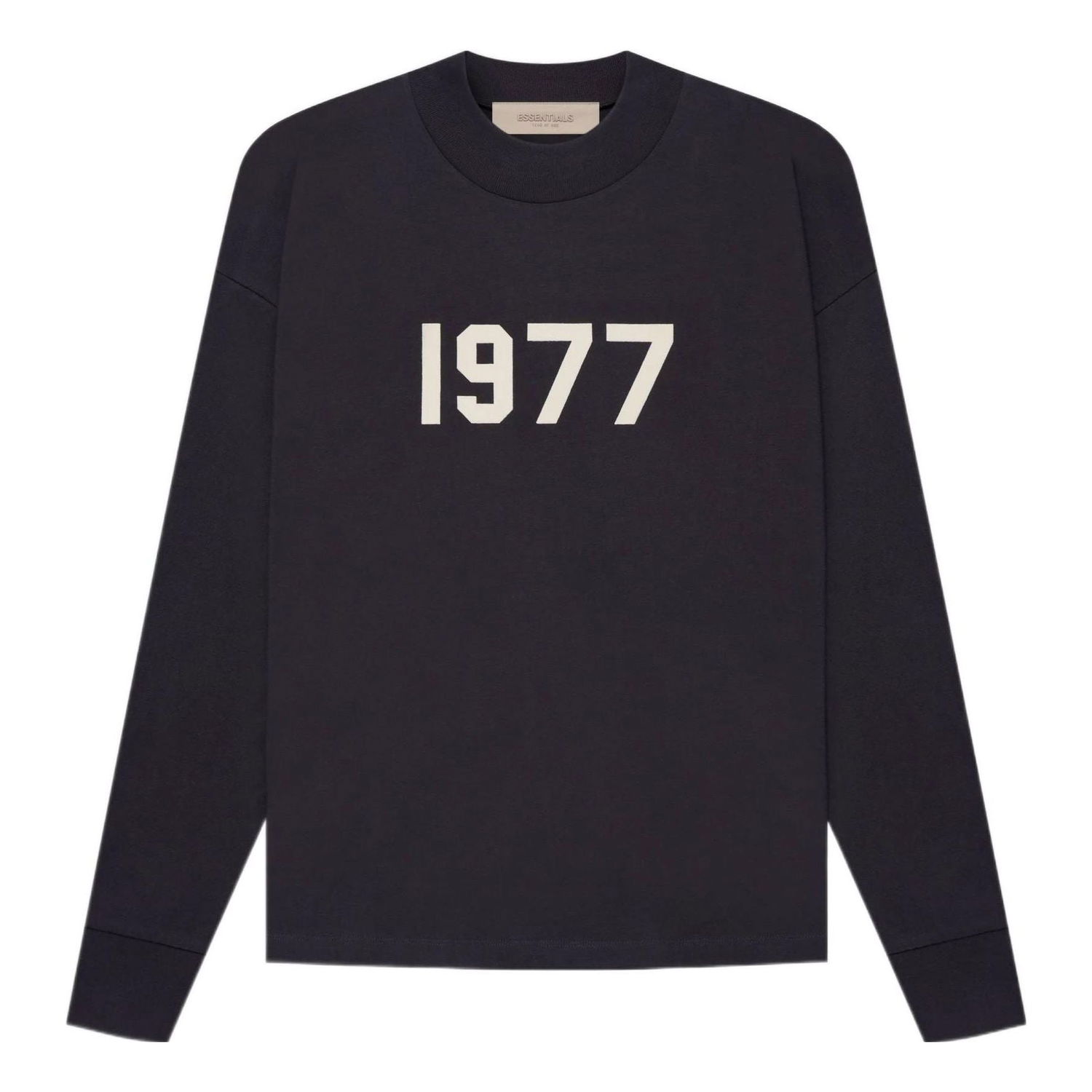 Tričko Fear of God Essentials 1977 Long Sleeve T-Shirt Čierna | FOG-SS22-140, 0
