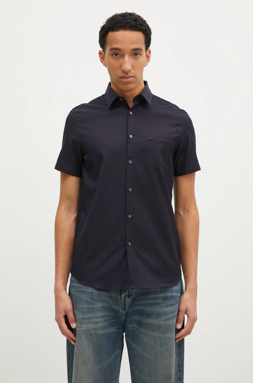 Košeľa Lacoste Navy Blue Regular Fit Shirt Modrá | CH8528, 0