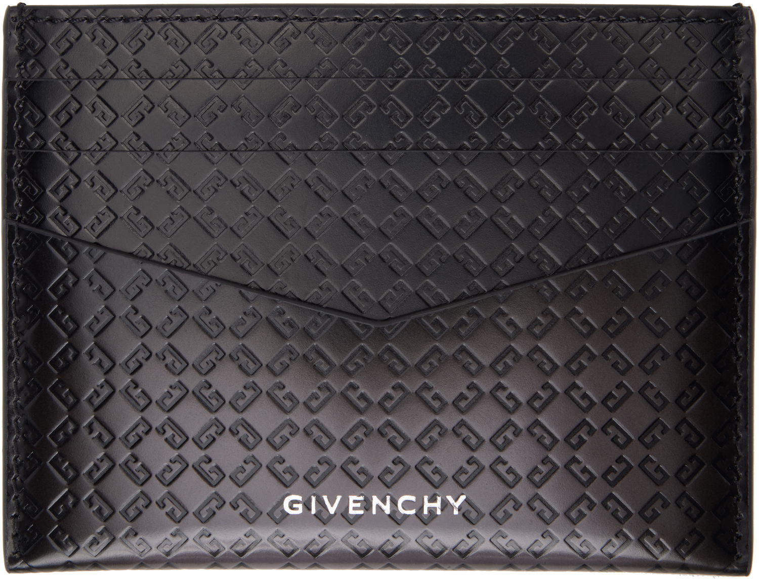 Peňaženka Givenchy Givenchy Monogram Leather Card Holder Čierna | BK6099K206021, 0