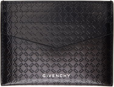 Peňaženka Givenchy Givenchy Monogram Leather Card Holder Čierna | BK6099K206021, 0