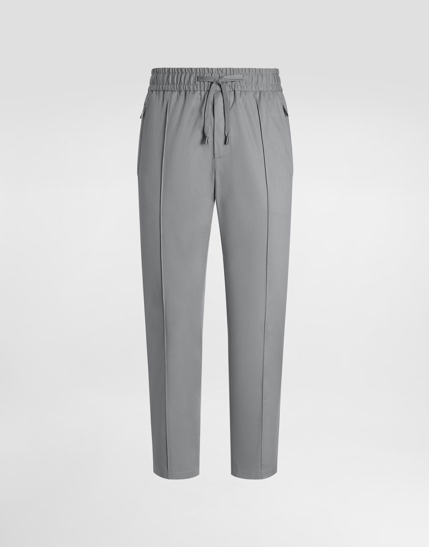Nohavice Dolce & Gabbana Dolce & Gabbana Cotton Gabardine Jogging Trousers Šedá | GYACEZFUFNVN0493, 0
