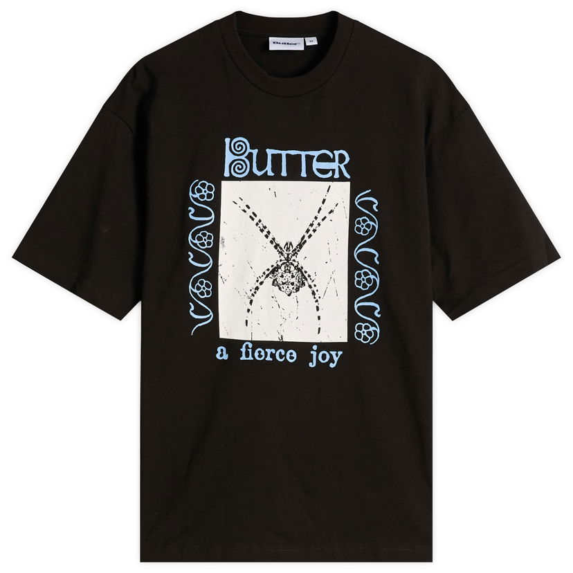 Tričko Butter Goods Butter Goods Fierce Joy Graphic Tee Čierna | BG253108-BLK