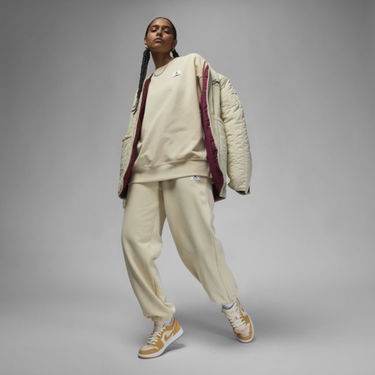 Mikina Jordan Flight Fleece Crew Béžová | DQ4599-234, 1
