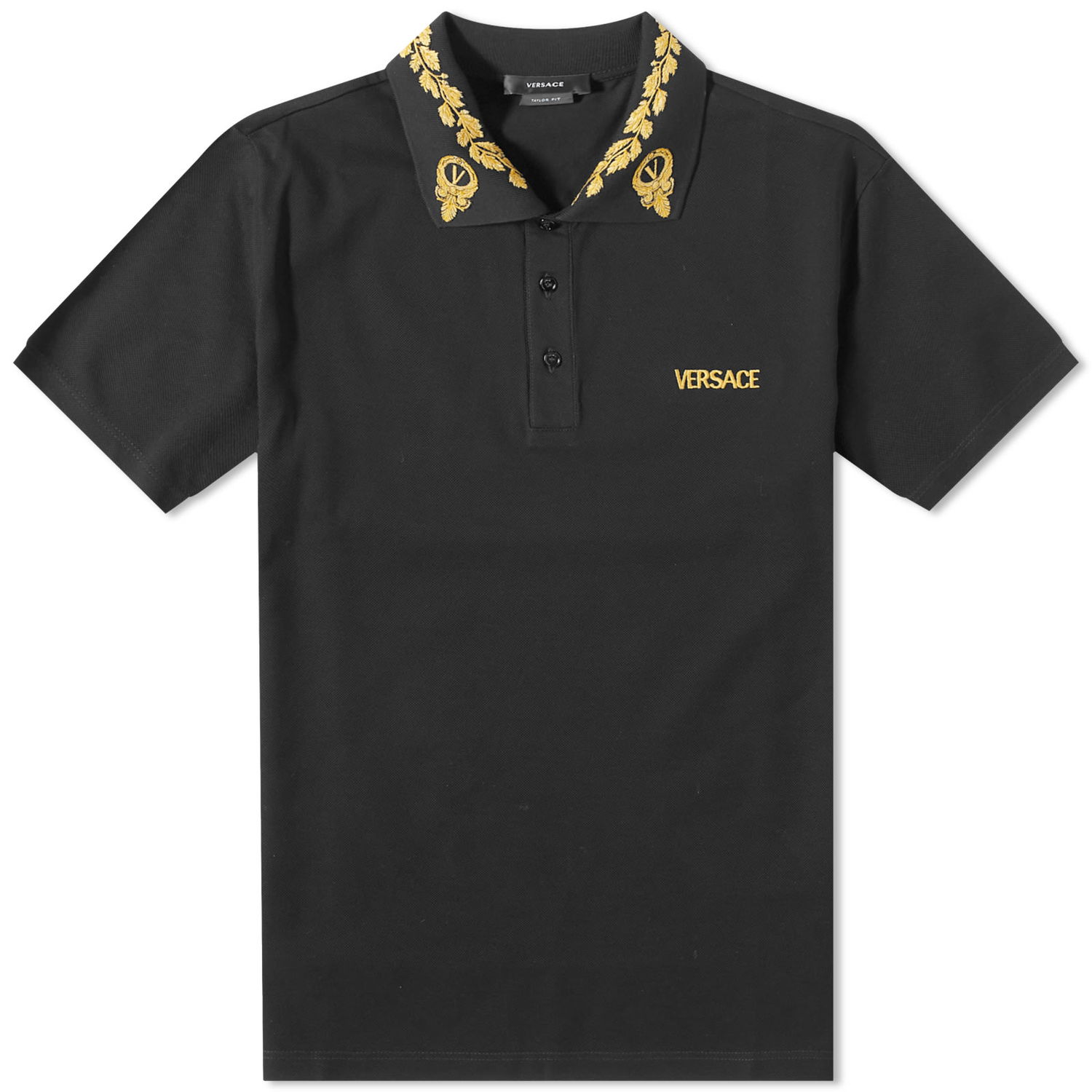 Polo tričko Versace Logo Polo Čierna | 1009314-1A06771-1B000, 0
