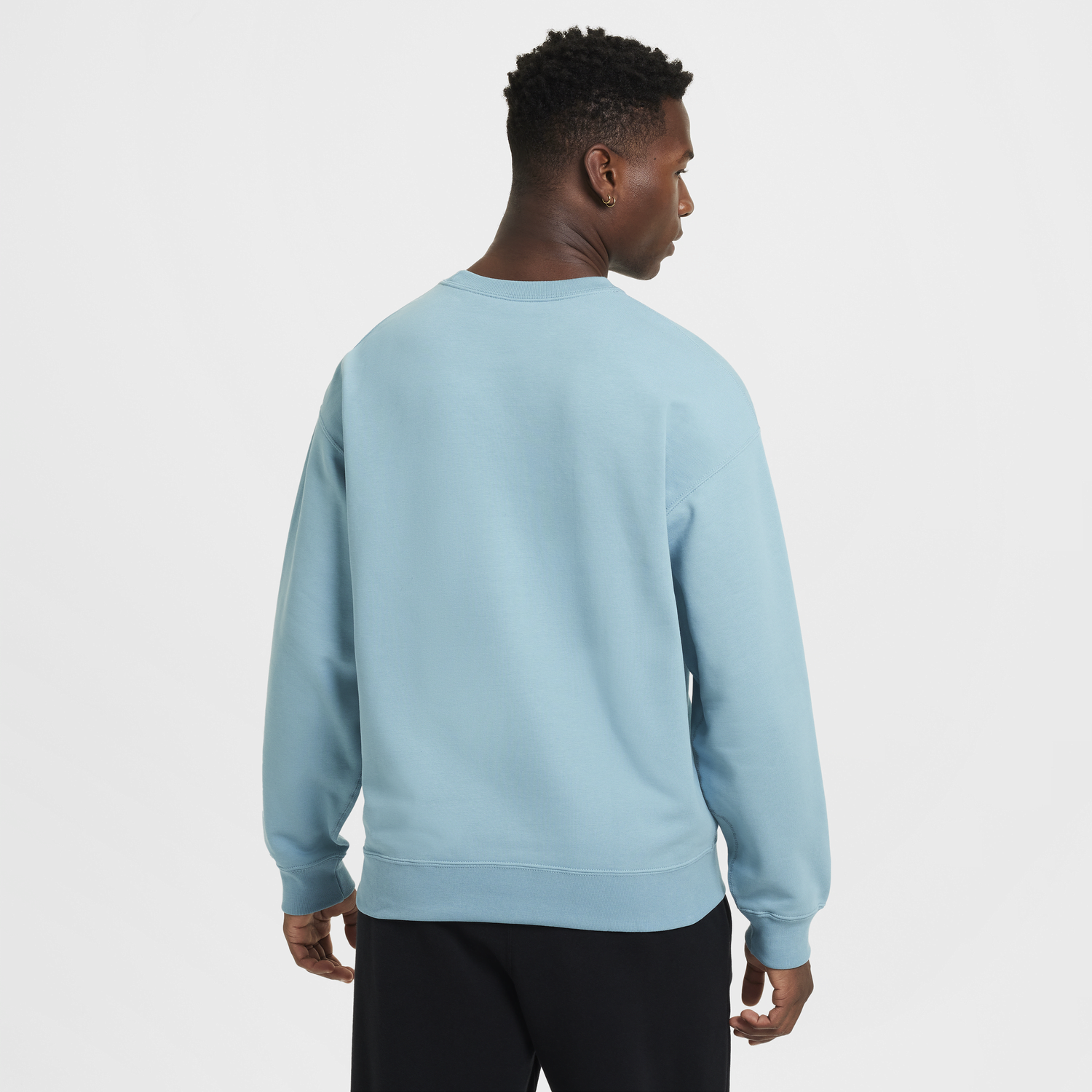 Mikina Nike Sweatshirt Solo Swoosh Modrá | DX1361-464, 1