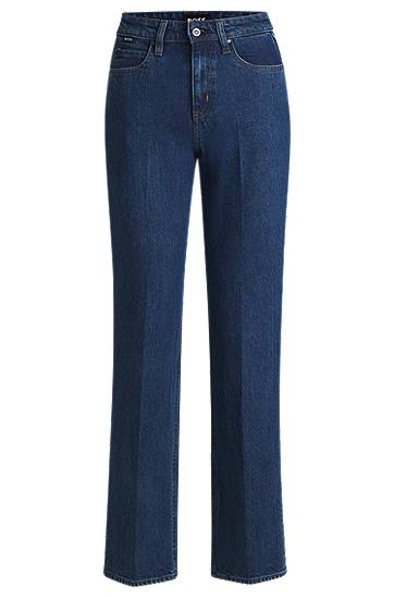 Džínsy BOSS Slim-Fit Comfort-Stretch Jeans Modrá | 50528996, 0