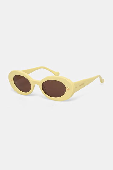 Slnečné okuliare Nanushka Oval Sunglasses Žltá | NU24PFSG01011, 0