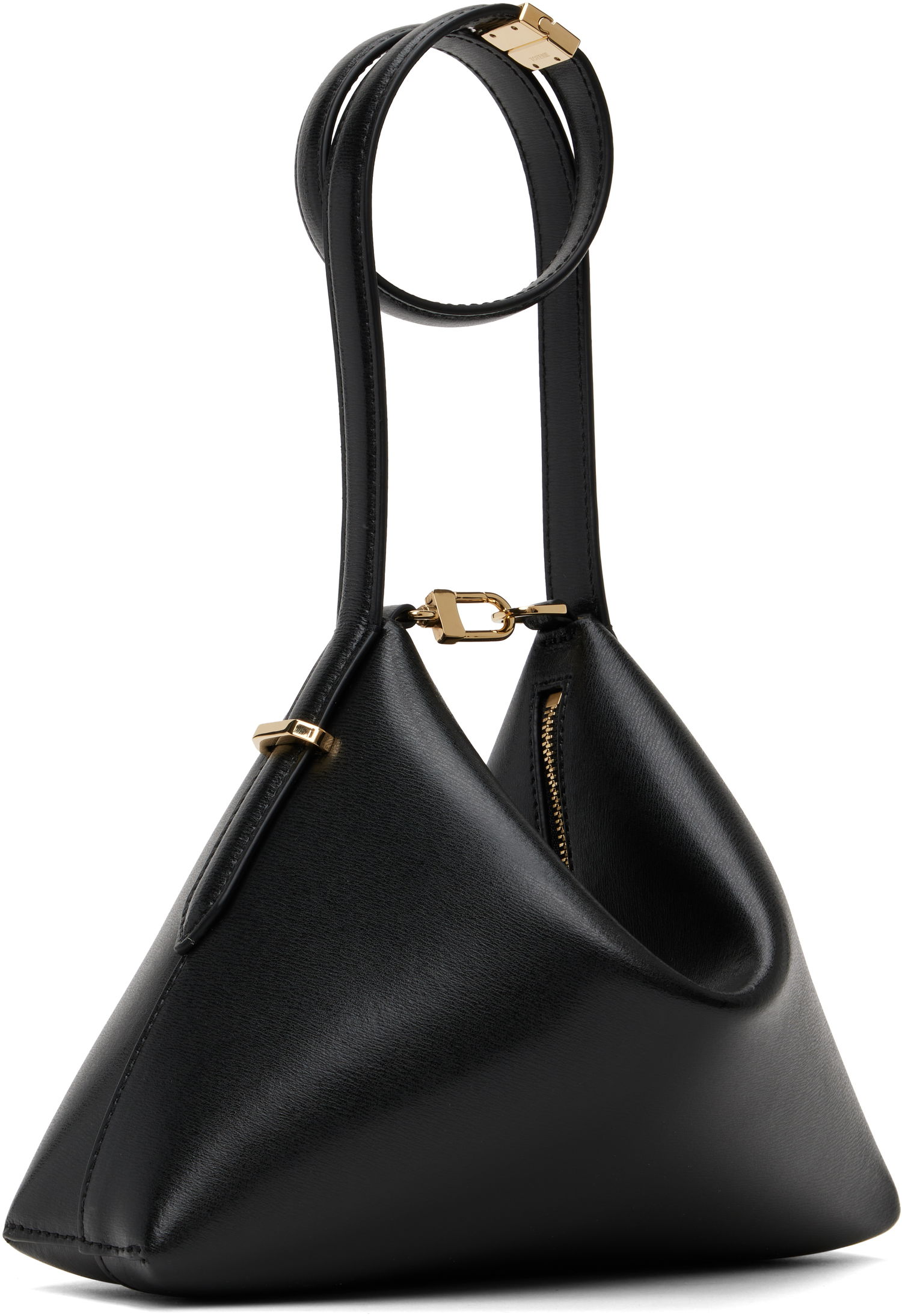 Kabelka TOTEME TOTEME Bevel Leather Wristlet Clutch Čierna | 253-WAL0090-LE0025, 1