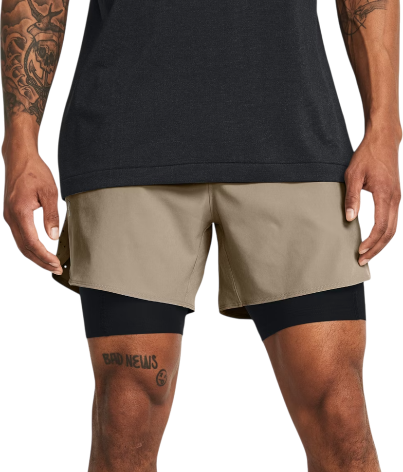 Šortky Under Armour Vanish Elite 2in1 Short Béžová | 1378604-203