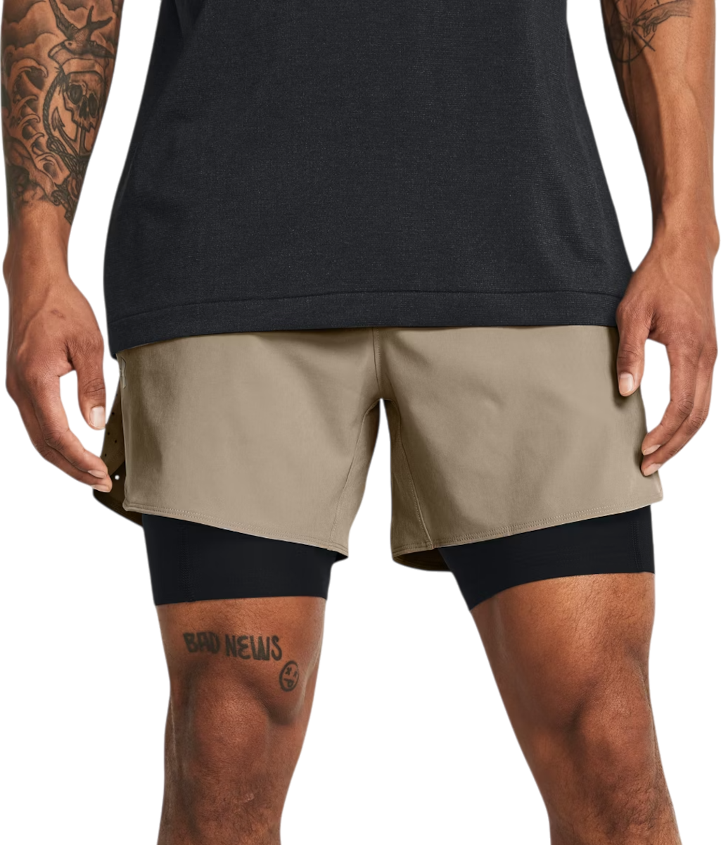 Šortky Under Armour Vanish Elite 2in1 Short Béžová | 1378604-203, 0