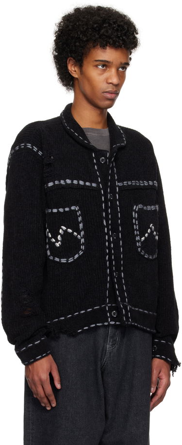 Sveter Neighborhood PHINGERIN Edition Savage Knit Jacket Čierna | 242PGPGN-KNM01, 1