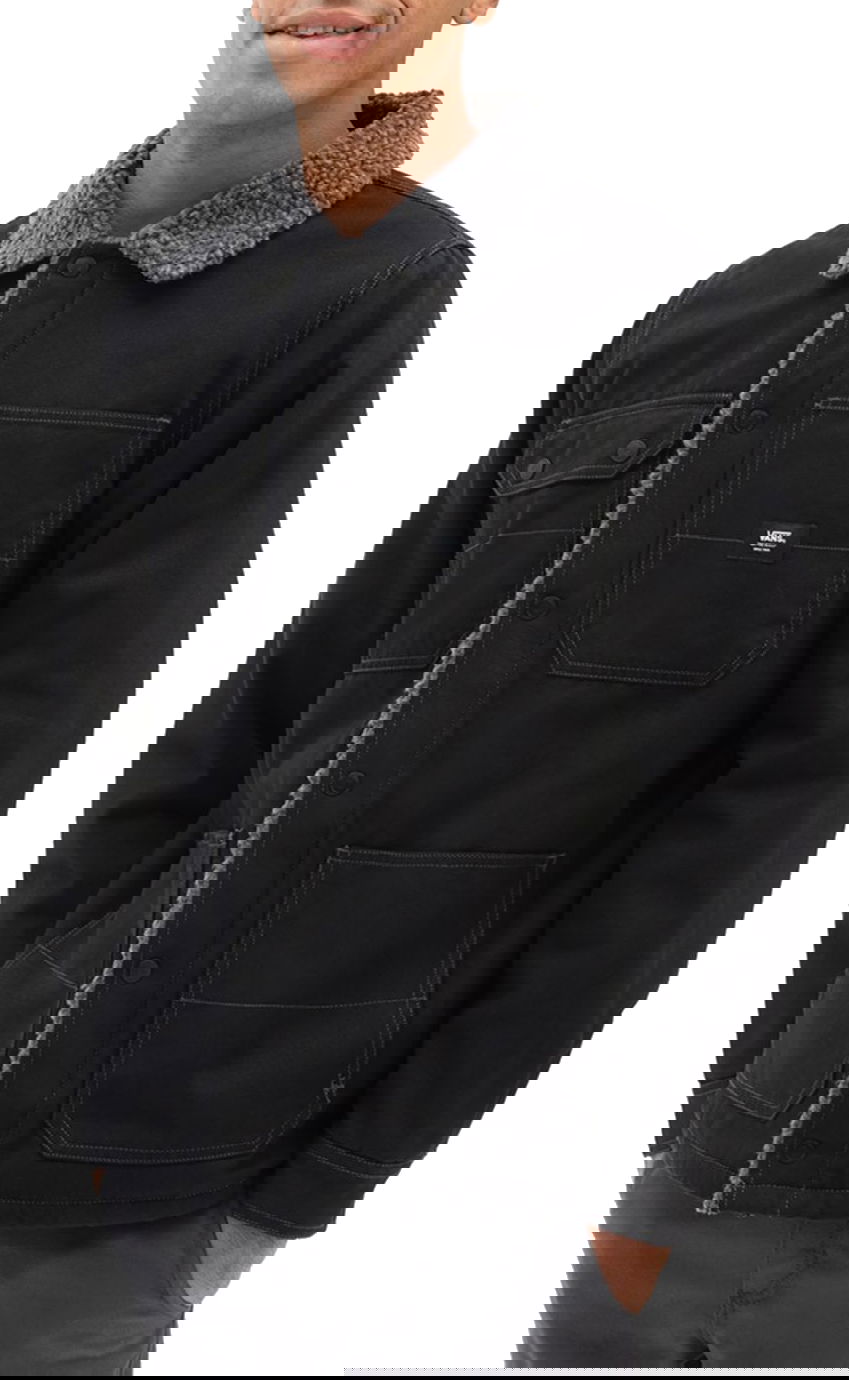 Bunda Vans Drill Chore Sherpa Jacket Čierna | vn0a5klkkou1, 0