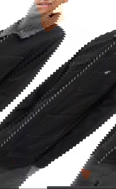 Bunda Vans Drill Chore Sherpa Jacket Čierna | vn0a5klkkou1, 0