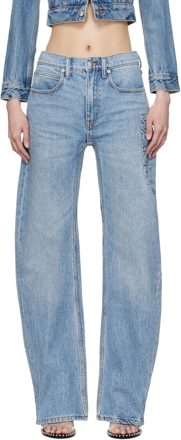 Džínsy Alexander Wang Alexander Wang Articulated Jeans Modrá | 4DC1254610, 0