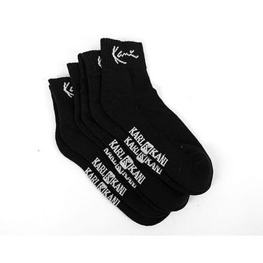 Ponožky Karl Kani Karl Kani Signature Ankle Socks 3-Pack Čierna | KK3002040, 0