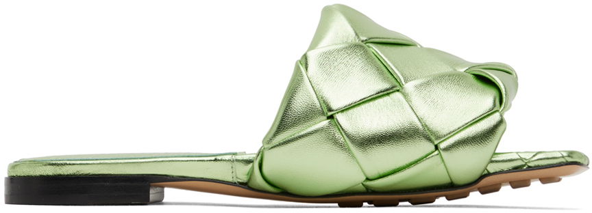 Tenisky a topánky Bottega Veneta Lido Sandals "Green" Zelené | 608853 V29N0, 0