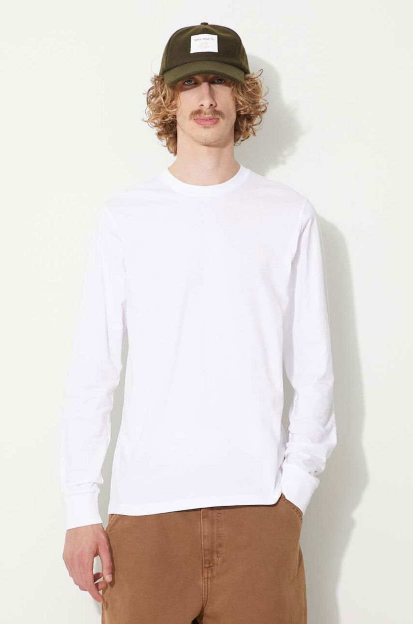 Tričko Carhartt WIP Cotton Long Sleeve T-Shirt Biela | I026265.00AXX