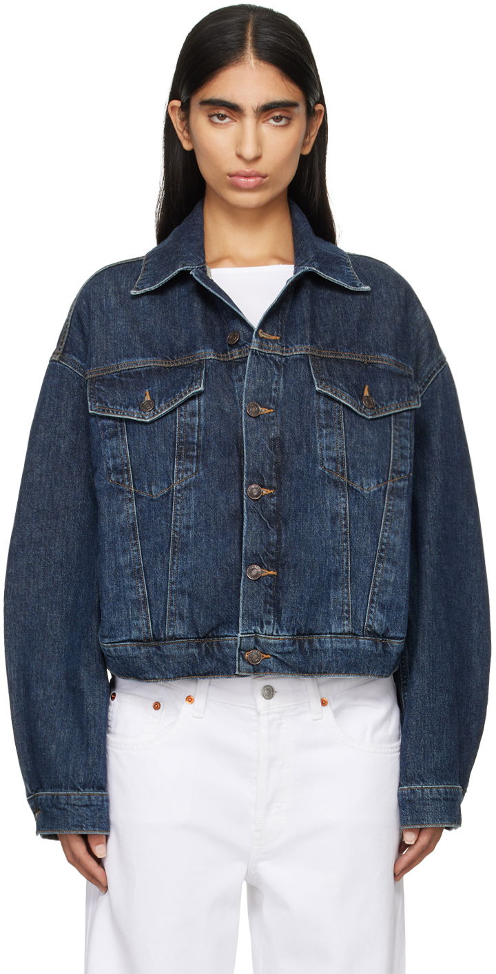 Bunda AGOLDE Dalton Balloon Denim Jacket Navy | A5043-1652