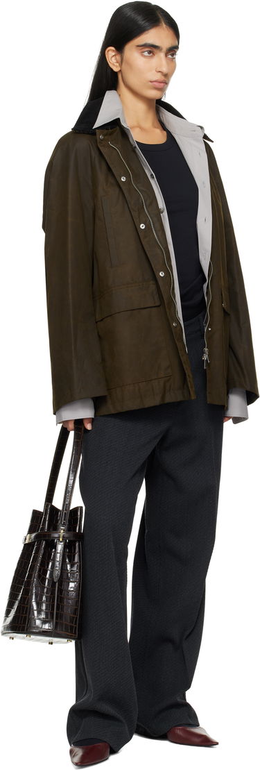 Bunda TOTEME TOTEME Country Jacket Zelené | 244-WRO4722-FB0320, 4