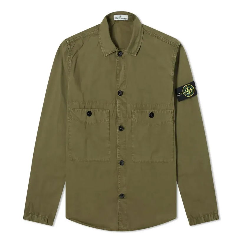 Košeľa Stone Island Two Pocket Overshirt Zelené | 7415110WN-V0158