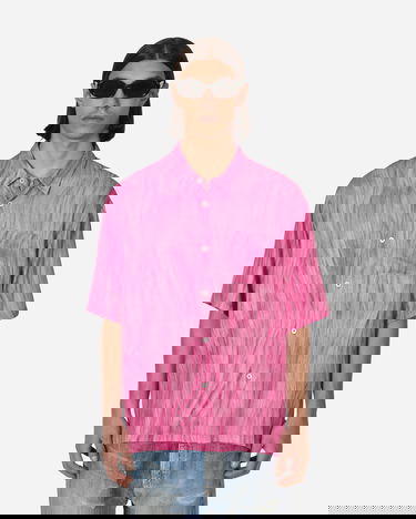 Košeľa Stüssy Fur Print Shirt Ružová | 1110282 PINK, 0