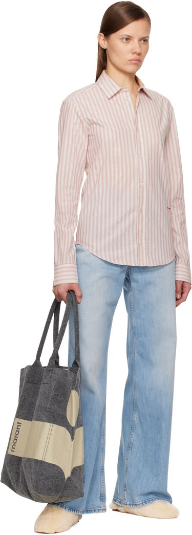 Tote bag ISABEL MARANT Yenky Striped Tote Šedá | PM0001FB-D1X07M, 3