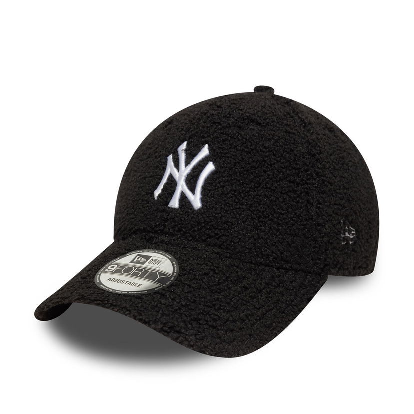 Šiltovka New Era MLB NY Yankees Winter Borg Teddy Fleece 9FORTY Adjustable Cap One Size Čierna | 60759020